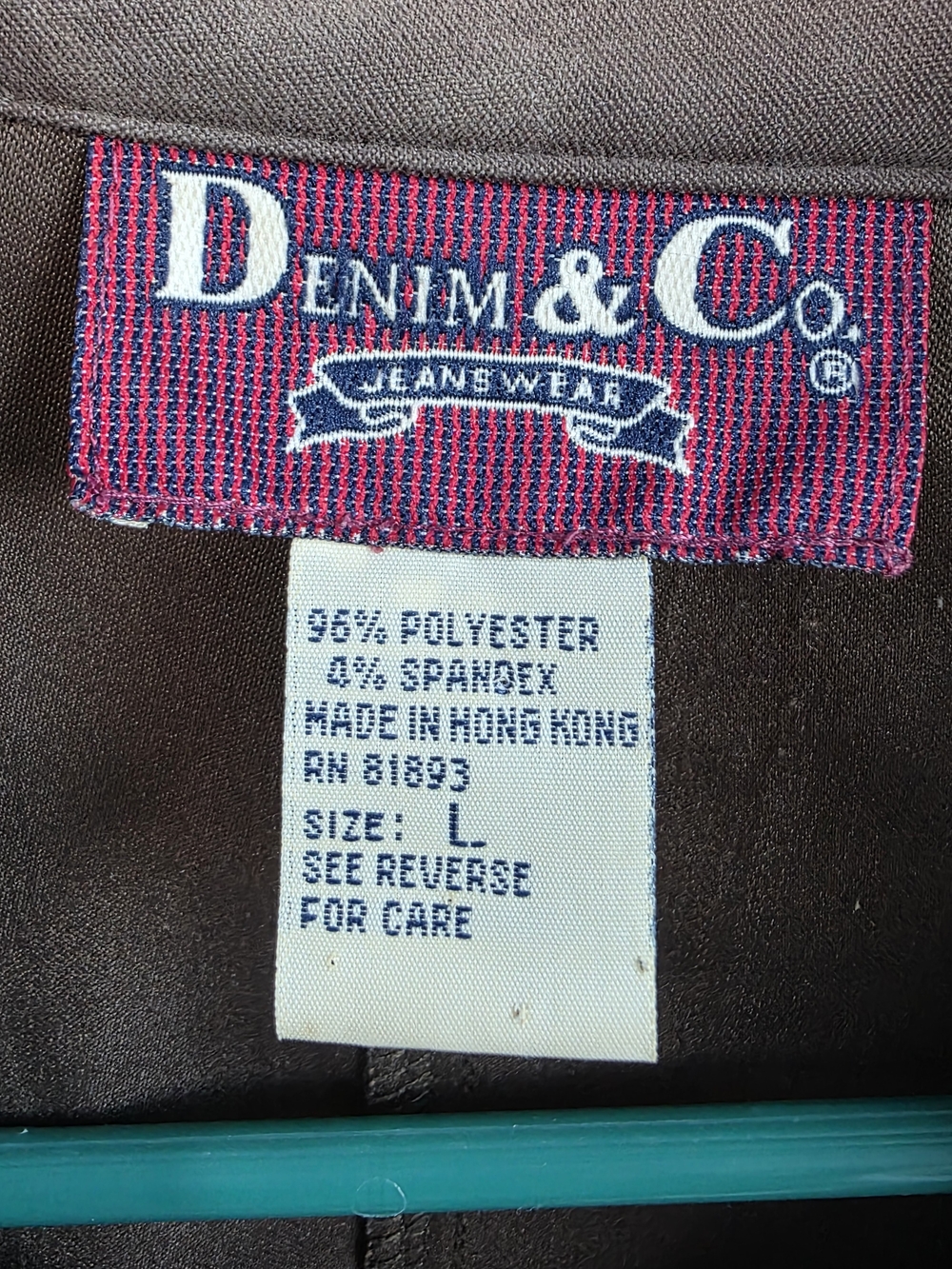 Denim&Co Taupe Utility Jacket - Picture 2 of 4